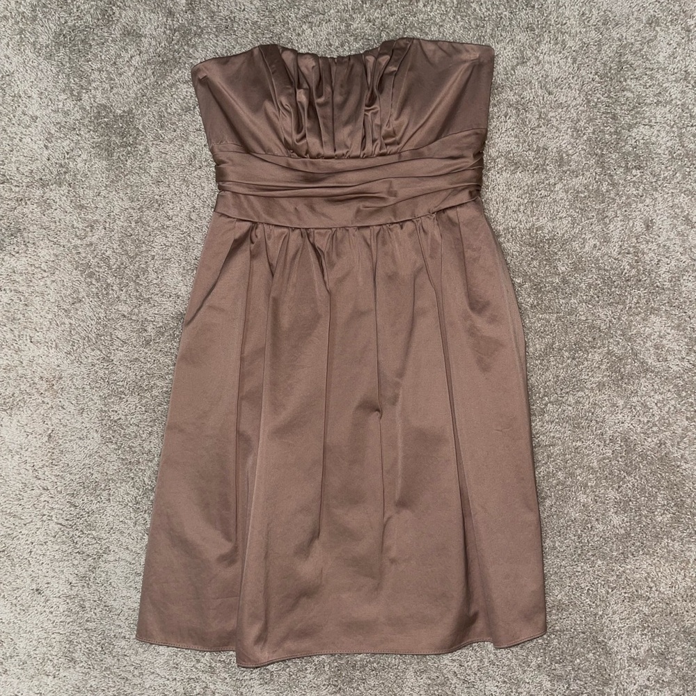 David’s Bridal Strapless Dress